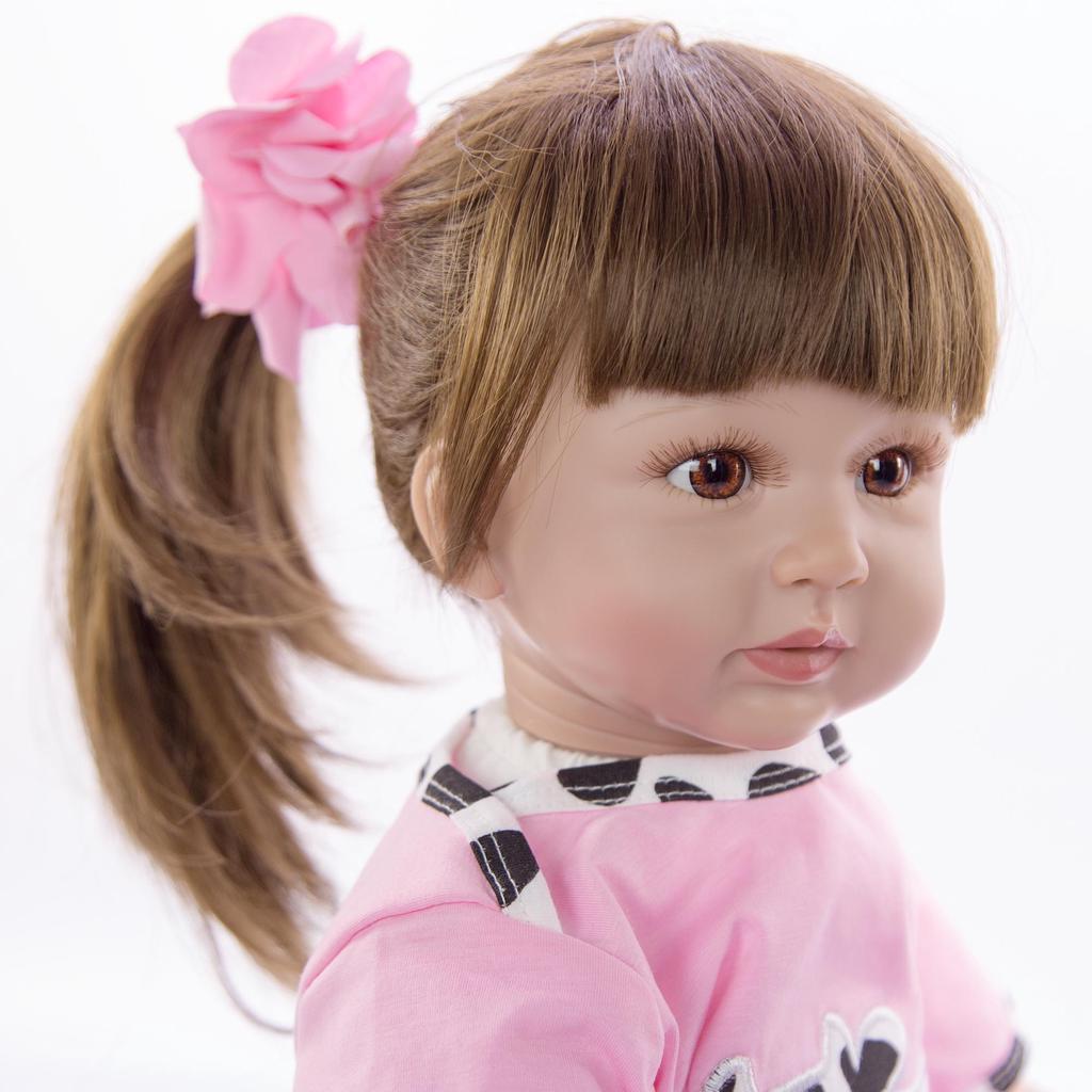 Neue Design KEIUMI Reborn Puppen Babys 60 cm Lebensechte Prinzessin Boneca Reborns Langes Haar DIY Spielzeug Für Kinder Geburtstag weihnachtsgeschenk
