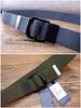 Men's Canvas & Leather Double Ring Stretch Belt
