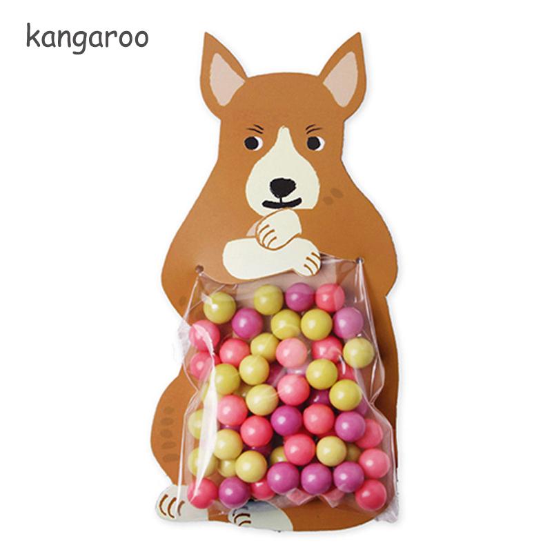 Sáček na sušenky na pečení zvířat Párty dárky Mini bonboniéra Svatební dekorace 10 ks Candy Bar Narozeninová párty