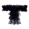 Elegant Ruff Jabot Collar Multilayer Lace Collar for Masquerades Parties Cosplay Event Collar Costume Neckpiece All Age
