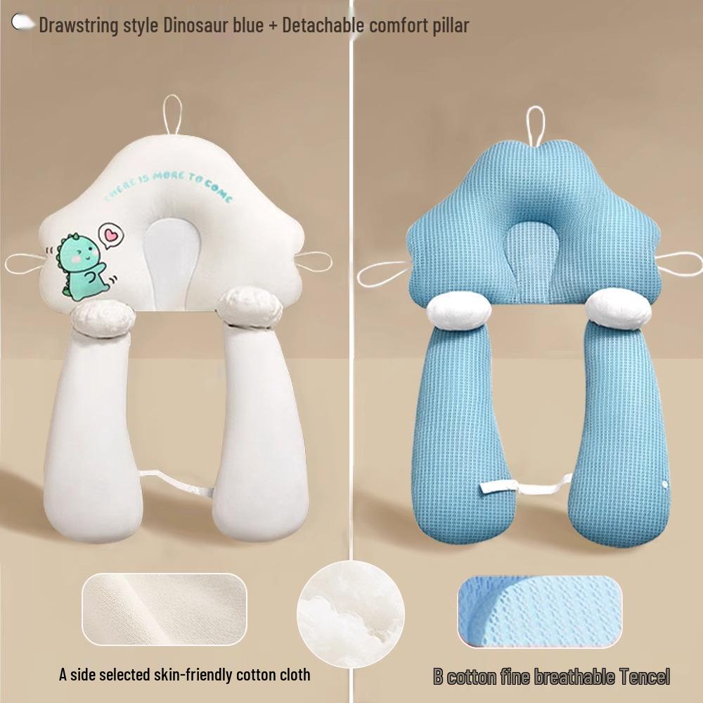 Breathable Baby Comfort Pillow: Adjustable Anti-Startle Side Pillow for Head Shaping and Support