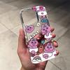 cartoon cute pink way abstract Phone Case for iPhone 17 16e 16 15 14 13 12 11 Pro Max 7 8 Plus X XR Airbag Anti Fall Clear Cover