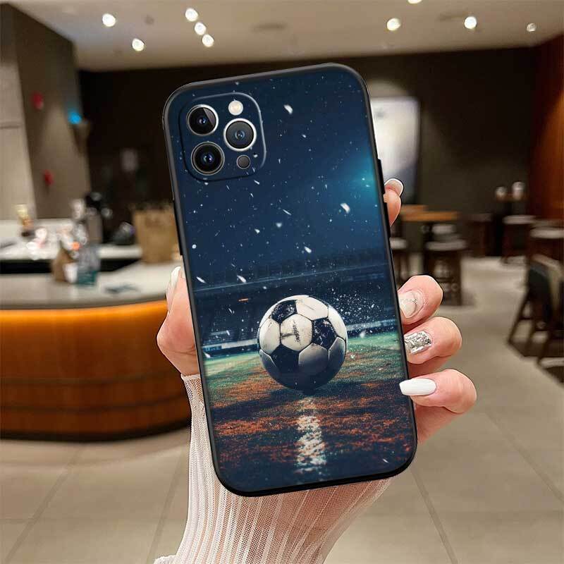 Football Soccer Phone Case for Redmi Note 12 12S 12C 13 13C 13R 14 14S 14R 14C 11A 13X A3 A3X A4 A5 Pro Max Plus