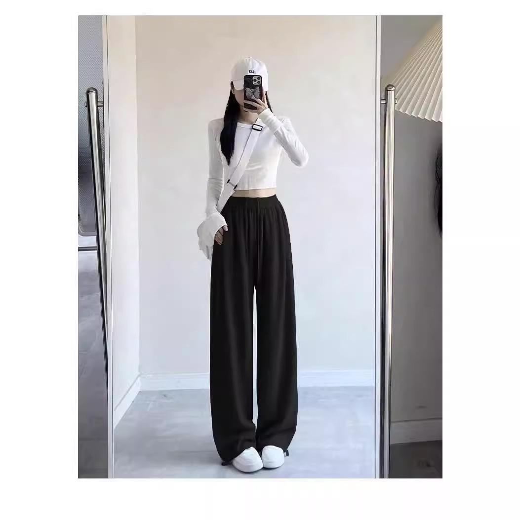 

2024 Unisex Fashion Casual Sport Slim Loose Wide-Leg Pants for Autumn/Winter XL