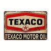 Vintage Texaco Metal Tin Sign Retro Garage Wall Decor American Pub Bar Man Cave Art