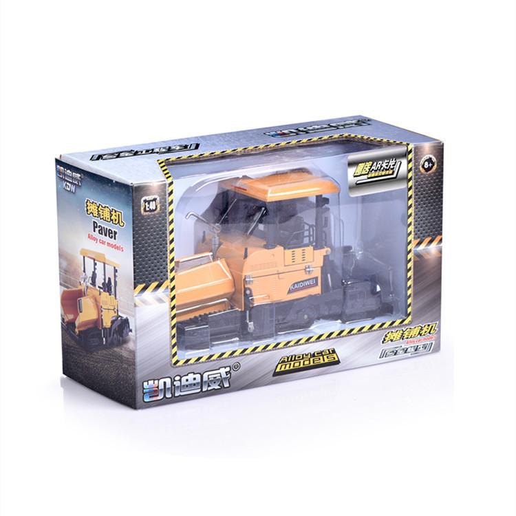 

Paver Alloy Construction Vehicle Model With Inertial Function For Childrens Gift