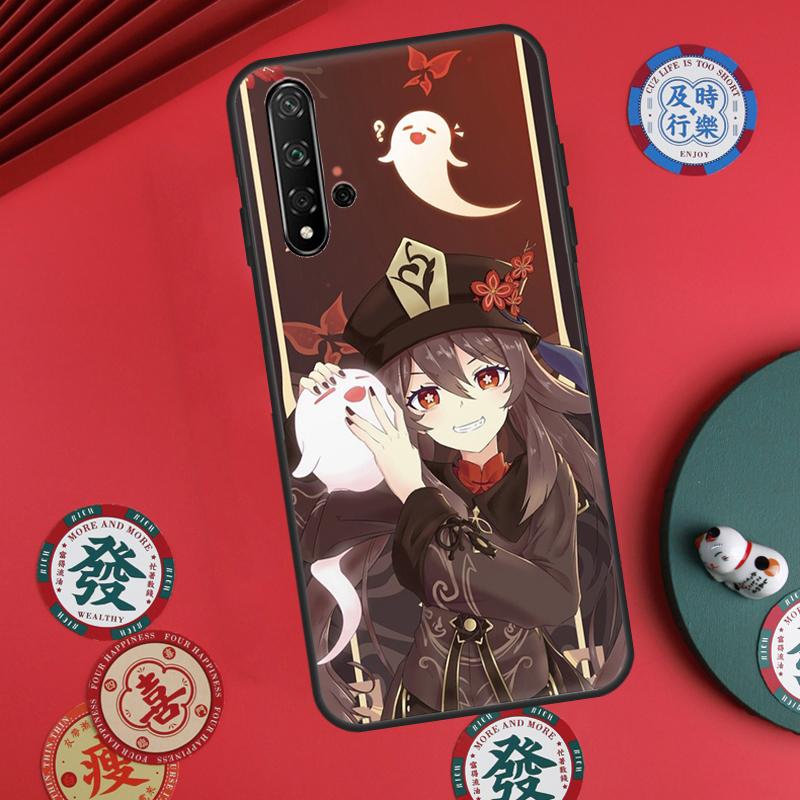 Genshin Impact Hu Tao Ghost For Huawei Nova 11 Pro 9 10 SE Y60 Y70 Y90 Y61 Y91 Y72 Y73 12i 11i 8i P20 P30 P40 Lite Case