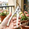 Gartenschere Rostfreie Klingen Handgehaltene Astschere Bypass Gerade Klinge Astschere mit Anti-Rutsch-Griff für Obstbäume Blumen