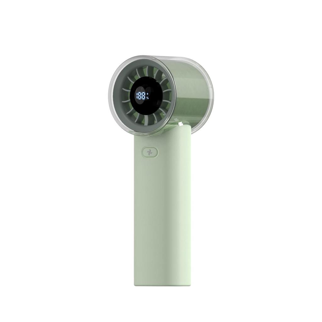 Smart Digital Display Handheld Fan with Hundred-Speed Adjustment - Portable & Powerful Outdoor Mini Fan