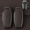 Metal Leather Car Key Case Cover For BYD Second Song Pro Tang Dm QIn PLUS MAX Yuan Generation Atto 3 Han EV Dolphin Accessories