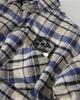 High-Quality Plaid Lapel Down Jacket: Pure Cotton, Brushed, Neutral Old Money Style, Loose Fit, Warm Zipper Outerwear.