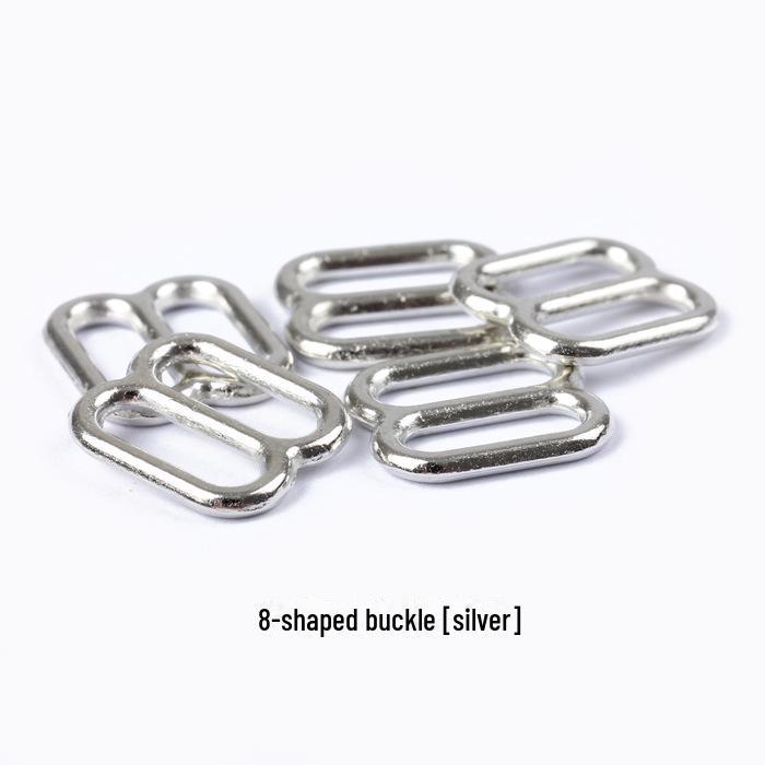 Underwear Adjustable Metal Buckle Bra Ring for DIY Clothing Accessories