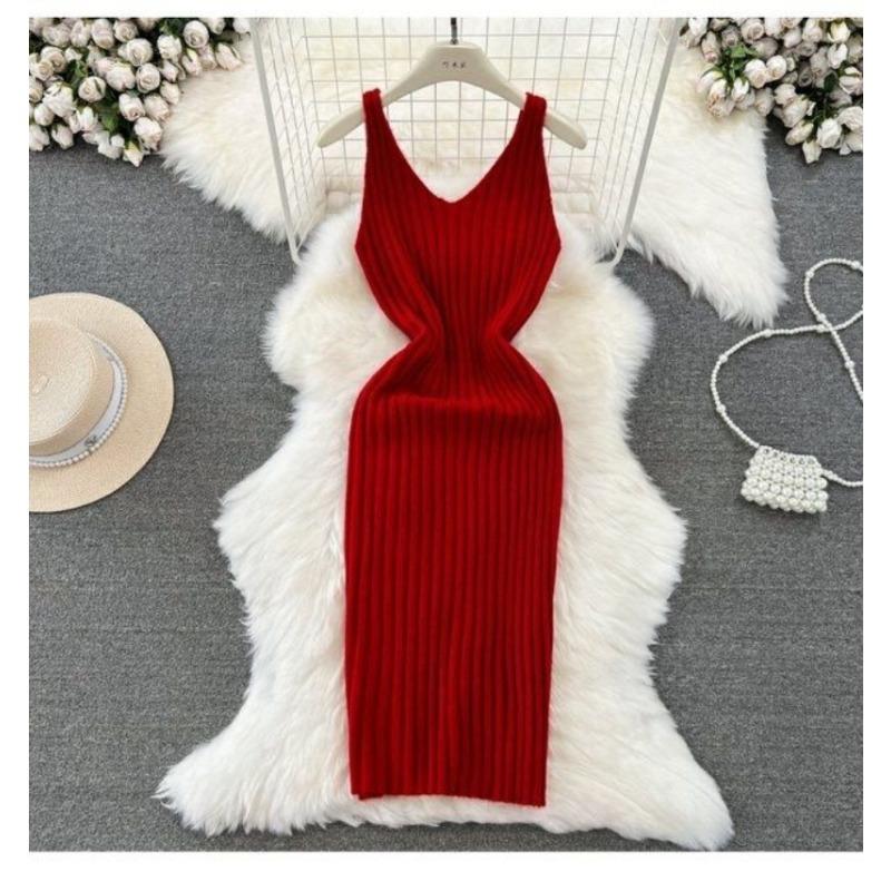 Lazy Style Lace Up Nail Bead Knitted Cardigan Set Women's Sweater Jacket Slimming Camisole Dress Two-piece Set Thick