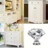 16Pcs Diamond Furniture Door Knobs Crystal Glass Pot Cover Handles Cabinet Pull Decorative for Dresser Cupboard Wardrobe