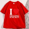 Funny Start Digging Weirdcore Cursed TShirt for Men Cotton Printed Graphic Tees Streetwear Clothing Y2k Streetwear T Shirt