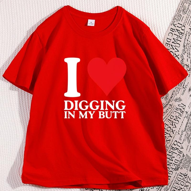 Funny Start Digging Weirdcore Cursed TShirt for Men Cotton Printed Graphic Tees Streetwear Clothing Y2k Streetwear T Shirt S