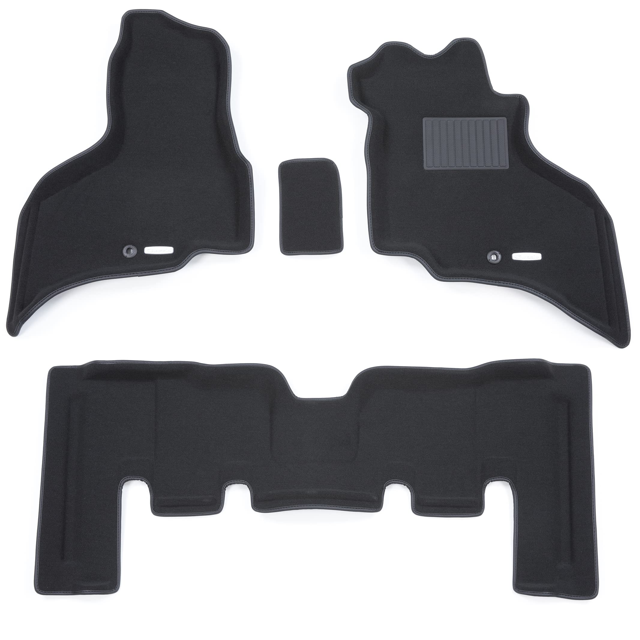 

Clazzio Floor Mat 3D Type Set for 1 Car Hijet Cargo S321V Samburvan S321B Pixis Van S321M Standard Type Black R2/9~R3/12 ED-6600 [5CEDB6600K] чёрный