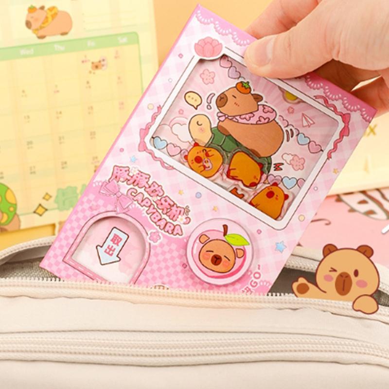 Mahines Zápisník Kapybara Shake Zápisník Zajímavá Dekomprese Přenosný Barevný Vnitřní List Zápisník