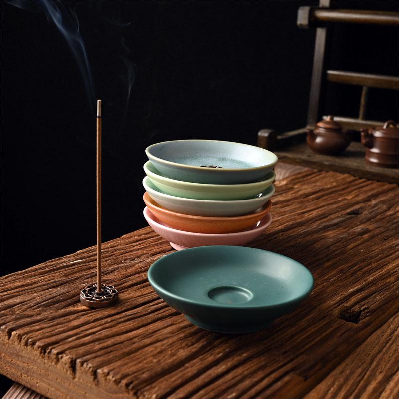 Colorful Small Ceramic Incense Holder for Sandalwood and Agarwood