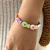 Cute Colorful Ceramic Fish Beaded Bracelet for Women Handmade Lucky Koi Fish Stretch Bracelet Summer Aesthetic Jewelry Gifts