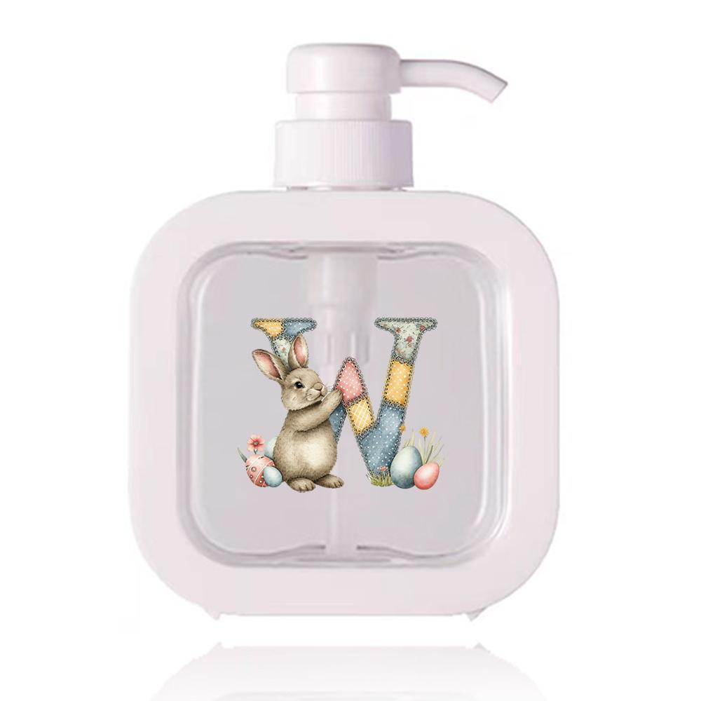 500ml Refillable Lotion Pump Bottle Empty Plastic Dispenser Leakproof Portable for Body Lotion Hand Wash Shower Gel Office Gift