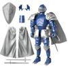 Knight Action Figures 3D Printed Movable Shapeshift Robot Toy Medieval Knight Collectible Figurine Multi-Jointed Action Figure
