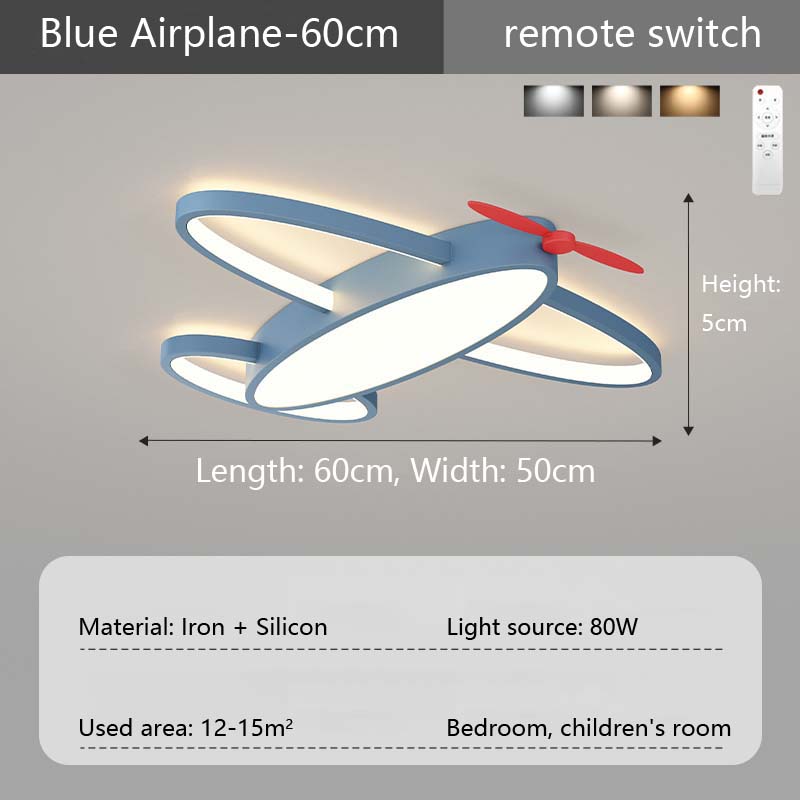 

Светильники для детской комнаты, лампы и фонари для спальни, современные, простые, скандинавские, для мальчиков и девочек, креативные светодиодные потолочные светильники 71-80W&three-colored light
