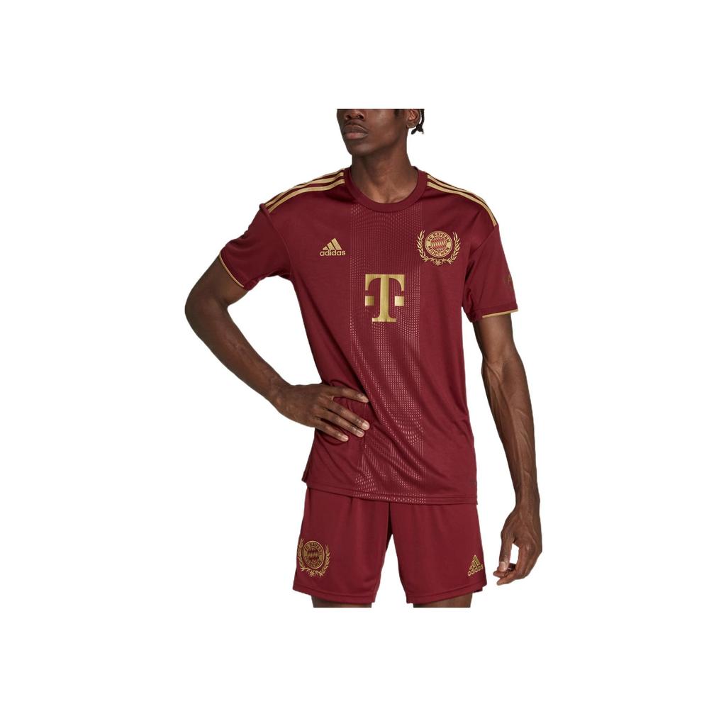 Adidas Bayern Fußball FCB Wiesn Jsy Rundhals Pullover Shirt 22/23 Herren Oberteile Burgund IC1435