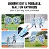 Inflatable Bumper Ball 1-Pack, 4FT/1.2M Body Sumo Zorb Balls for Teen, 0.8mm Thick PVC Human Hamster Bubble Balls for Outdoor Team Gaming Play, Bumper