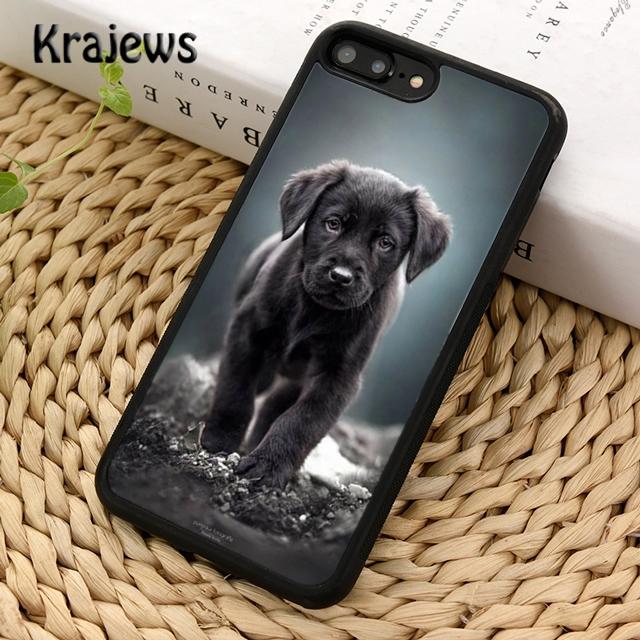 Krajews Lindo perro mascota labrador retriever Funda de teléfono suave para iPhone 14 5 6s 7 8 plus XR XS 11 12 13 pro max Samsung S21 S22ultra