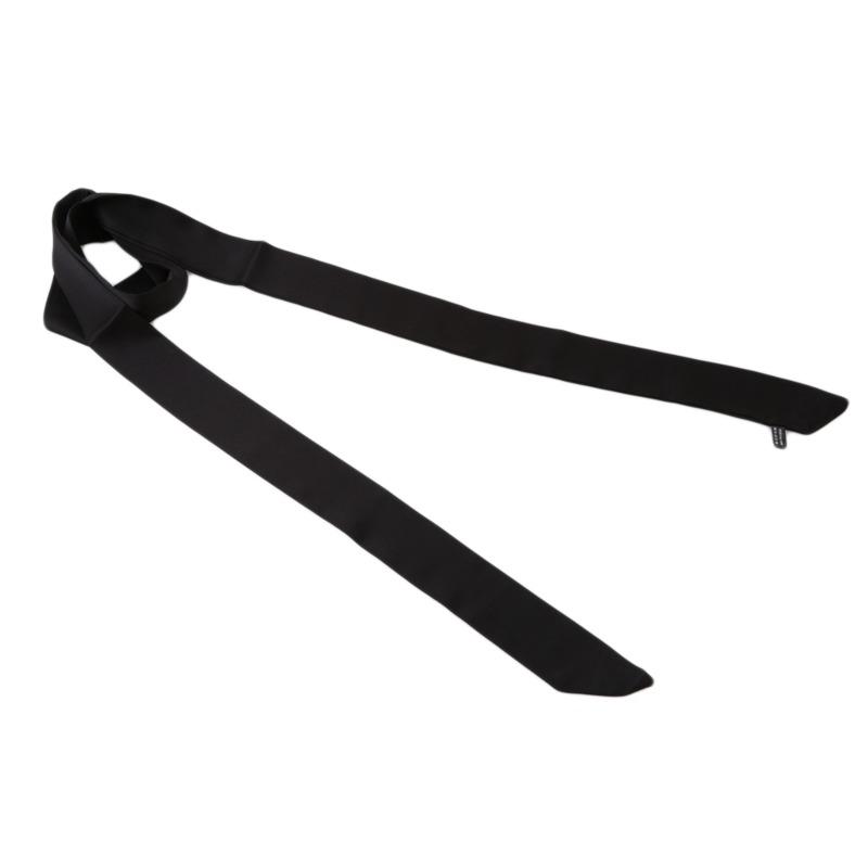 1PC Women Elegant Solid Printed Foulard Neckerchief Long Skinny Scarf Neck Hair Band Female Fashion Handle Ties Ribbon