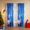 Full Blackout Curtains, High-Grade Environmentally Friendly Coating, British-American Small Fresh Curtains, Floral Punching Labels