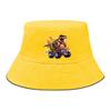 Bucket Hat With Dinosaur Monster Trunk Print , Fisherman Hat Summer Trendy Foldable Beach Cap