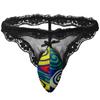 Sexy Sissy Pouch Panties For Mens Lingerie Lace Ruffle Satin Underwear Crossdress G-String T-Back Thong See Through Bikini Brief