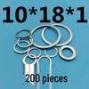 Thickened Narrow Edge Galvanized Iron Washer with Small Outer Diameter for Clearance Adjustment