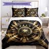 Germany Football Printed Bedding 3 Piece Set Cozy Breathable Bed Cover Set as Housewarming Holiday Gift