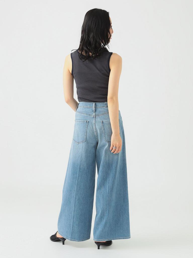 B:MING LIFE STORE by BEAMS S/S TEE HEALTH KNIT Tubular Ribbed Tank Top, Women's, Navy, One Size