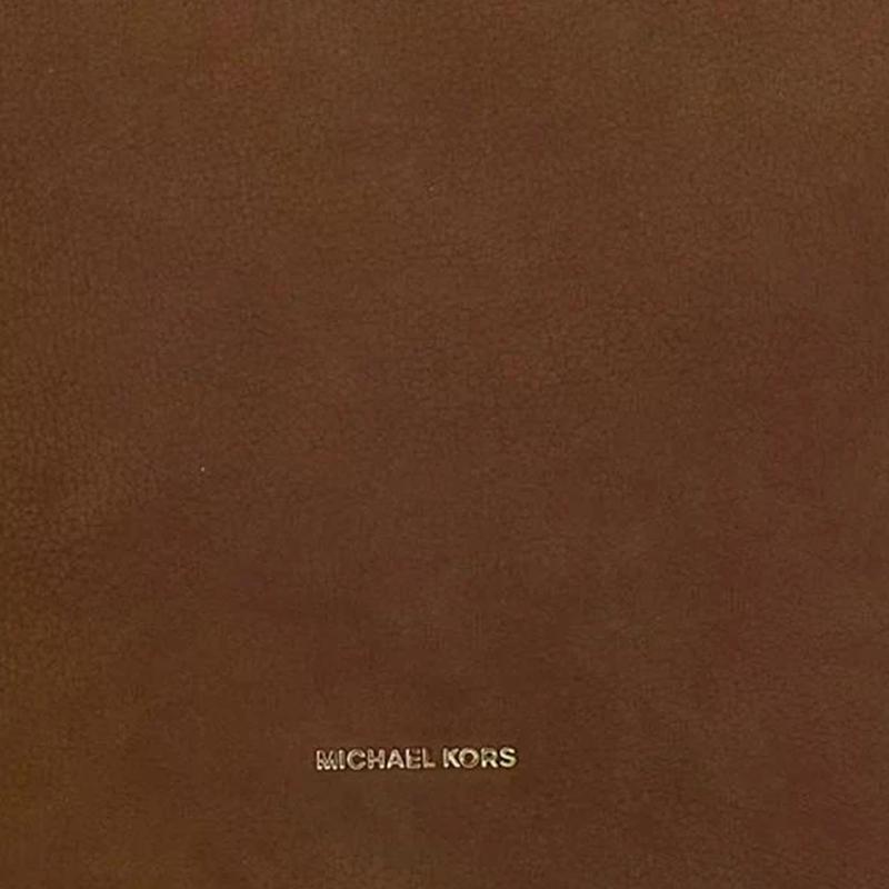 MICHAEL KORS Logo hardware cow leather shoulder bag women's brown