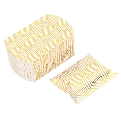 50pcs Paper Pillow Candy Box Wedding Gift Candy Box Party Birthday Supply
