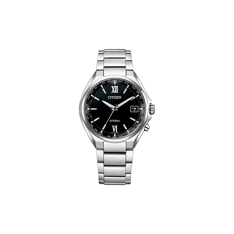 

CITIZEN Waterproof 100 Meters Solar Quartz Titanium Strap Men s Watch Black Dial CB1120-50G чорний