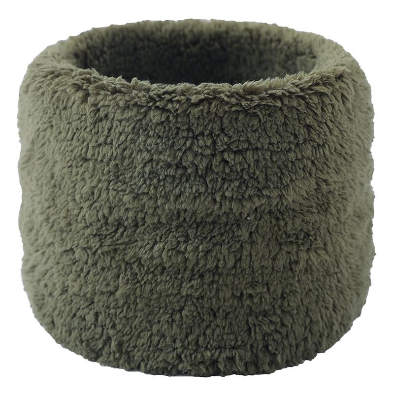 New High Quality Winter Warm Velvet Neck Ring Scarf For Women Men Solid Color Soft Neck Warmer Vintage Circle Snood Scarves