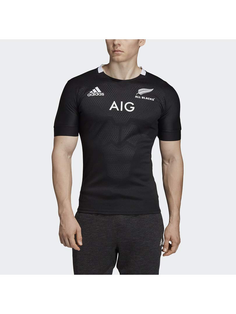 

Футболка мужская реплика All Blacks 1-я с коротким рукавом EKX72 Черный Япония к японскому размеру [Adidas] (CW3134) Дж/Л (эквивалент L)