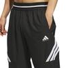 adidas Striped Pattern Relaxed Pants Men Bottoms Black JN1118