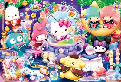 [Hecho en Japón] Puzzle de 1000 piezas Beverly Personajes de Sanrio Laboratorio Mágico (49 x 72 centímetros) 1000-048