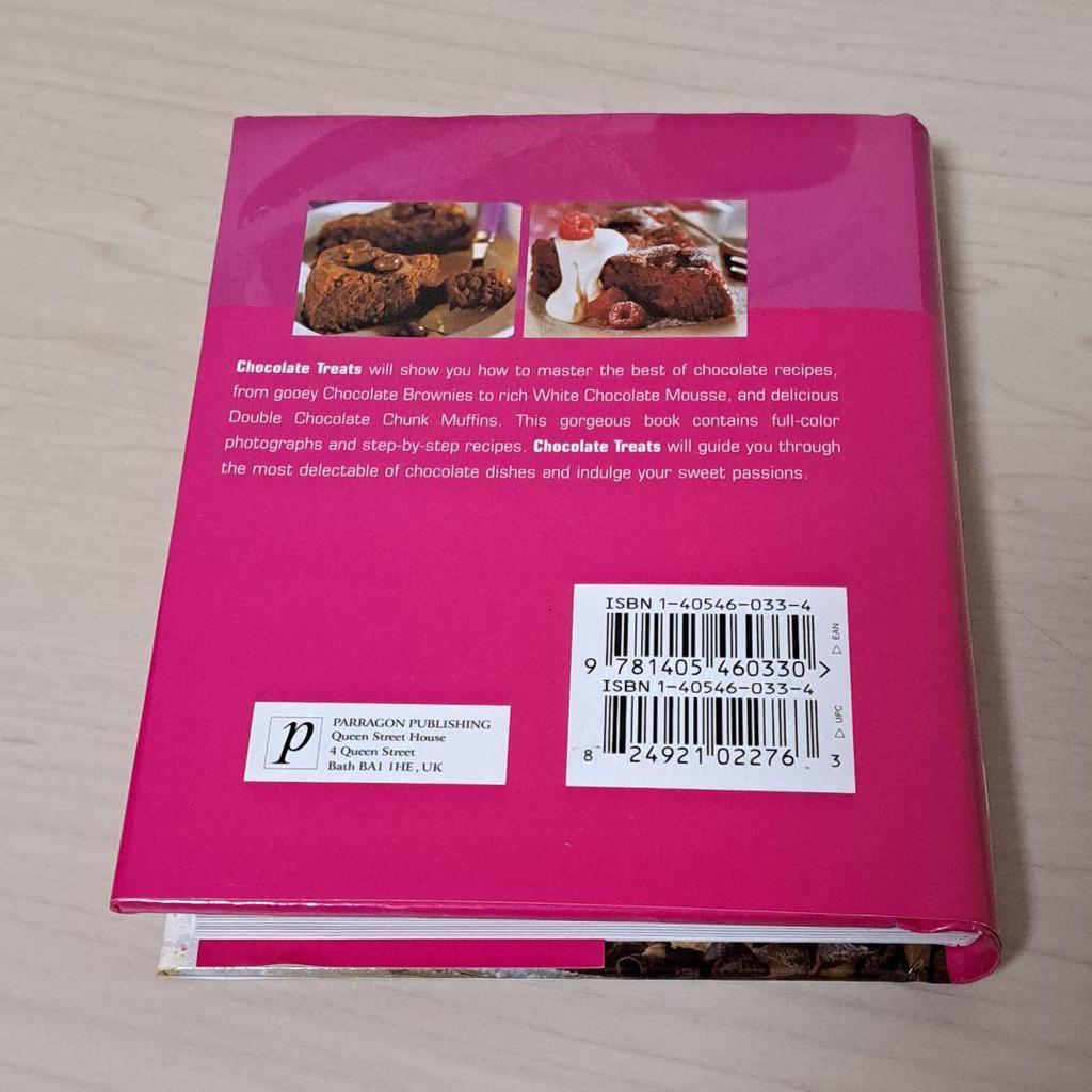 [USED] •Rare •Western book CHOCOLATE treats Chocolate recipe book English