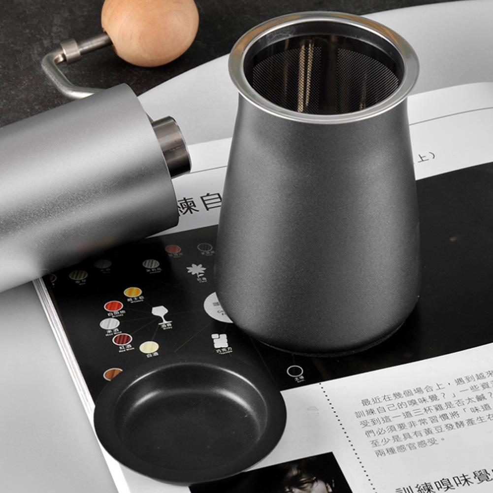 Stainless Steel Manual Coffee Powder Strainer Filter Coffee Making Accessories Black