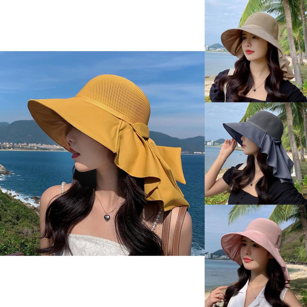 Fashion Sun Shield Hat For Women With Wide Brim And Sunblock Function For Outdoor Activities
