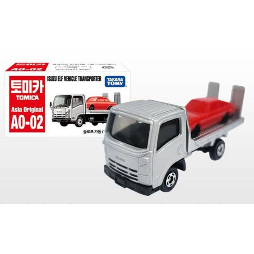 Tomica Asia Original AO-02 Isuzu Elf Car Carrier Die-cast Toy