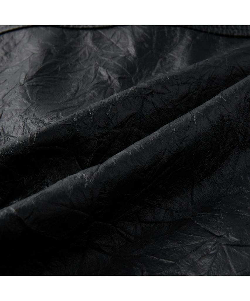 Series Cracked Blouson Leather Jumper Sauds26201Bkx