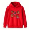 Kids Boys Girls Pullover Hoodie, Cute Cartoon Capybara Pattern Casual Warm Hooded Sweatshirt for Children Daily Wear School Holiday Outfit